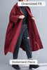 Helga™ - One Size Oversized Vattenavvisande Vindjacka