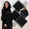 Avelyn™ - Elegant Plisserad Klänning med Lykthylsor för Damer