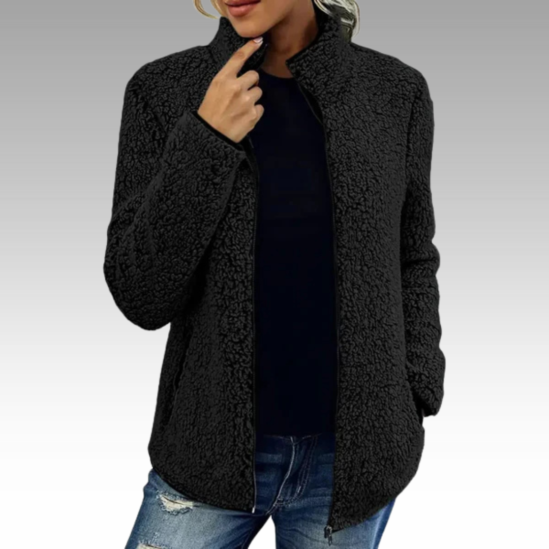 Silvia™ - Elegant Avslappnad Fleecejacka