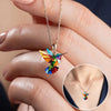 Åke™ - Flerfärgat Allergivänligt Rostfritt Stål  Kolibri-halsband