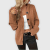 Chivana™ - Stilren & Chic Långärmad Hoodie med Knapp
