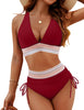 Leila™ - Högmidjad Bikini med Magstöd för Extra Självförtroende