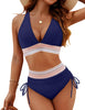 Leila™ - Högmidjad Bikini med Magstöd för Extra Självförtroende